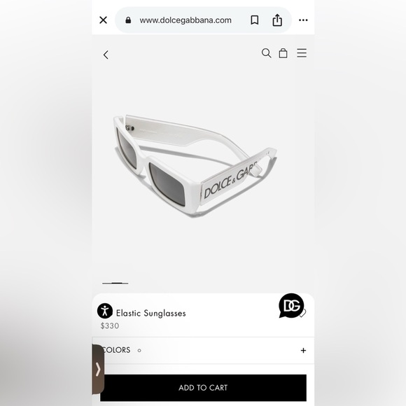 Dolce & Gabbana DG6187 White Sunglasses - Picture 6 of 6